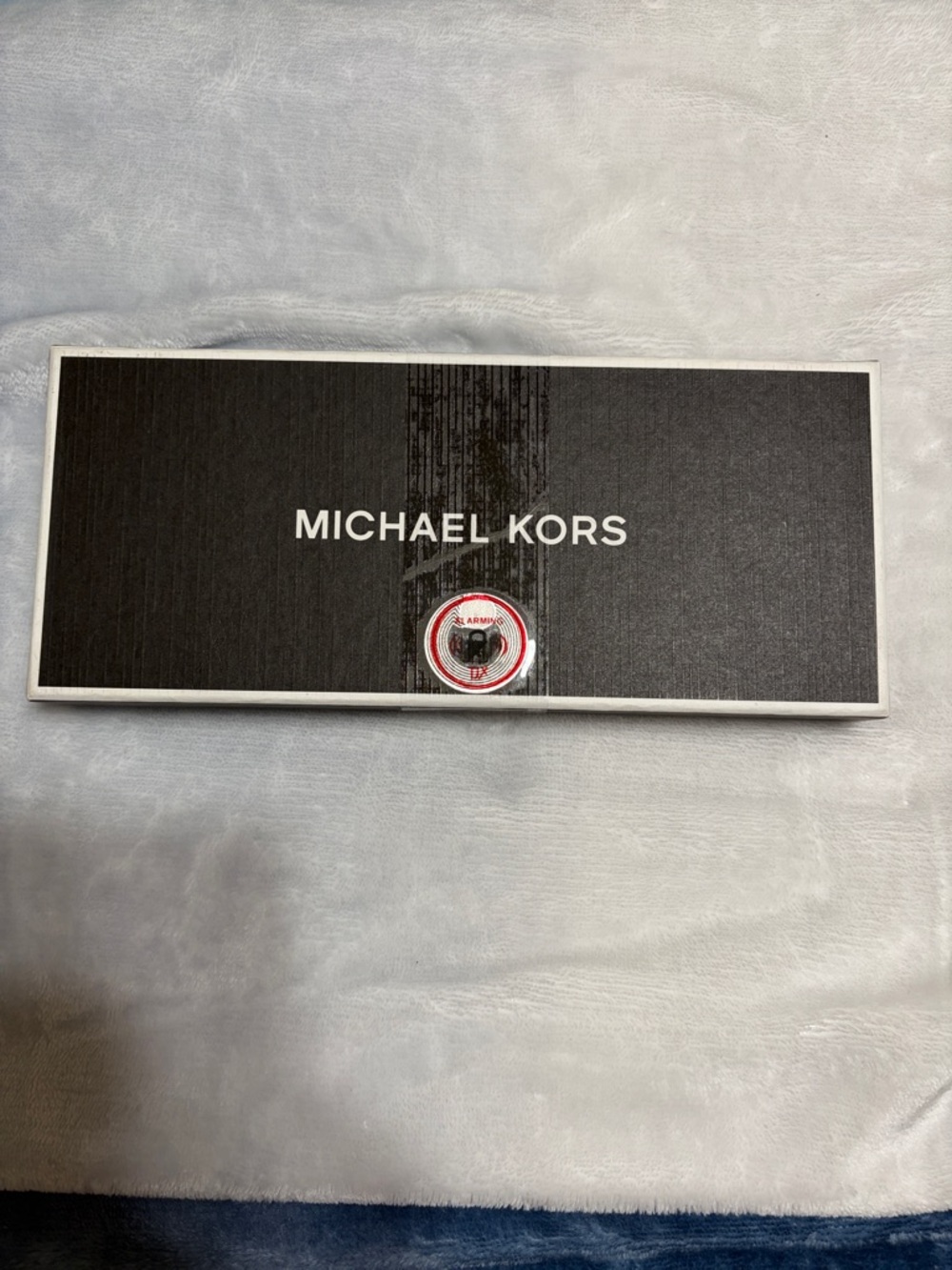Michael Kors His & Hers Black Monogram Bifold Wallet & Matching Card Holder Set - Picture 5 of 7